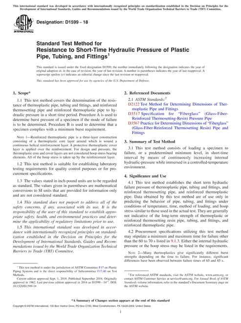ASTM D1599-18 ASTM D1599-18 pdf