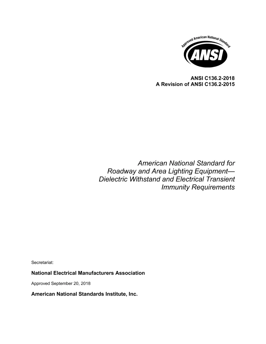 ANSI C136.2-2018 ANSI C136.2-2018 pdf