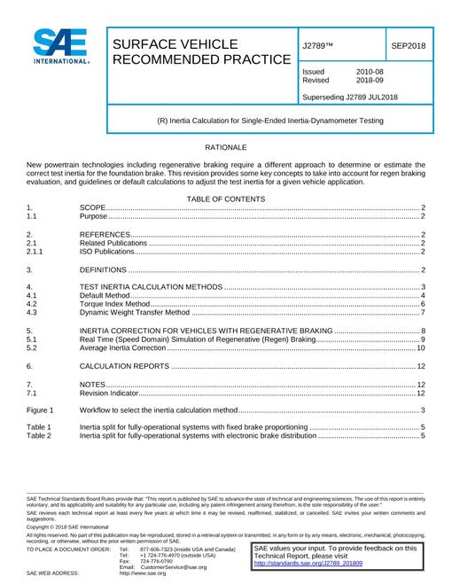SAE J2789_201809 pdf