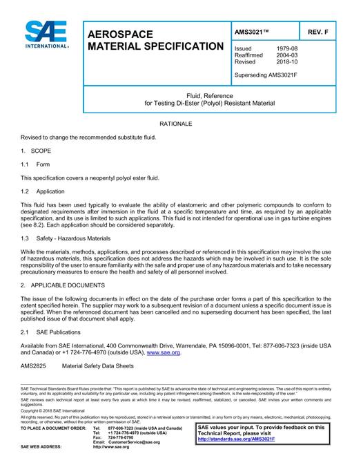 SAE AMS3021F pdf