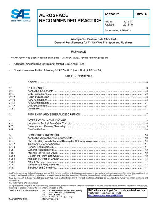 SAE ARP6001A pdf