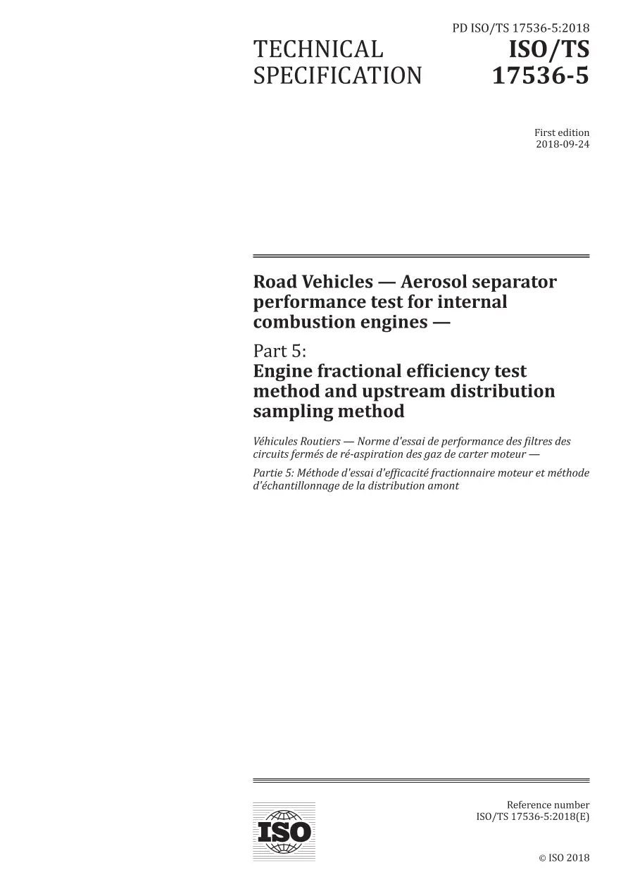 BS PD ISO/TS 17536-5:2018 BS PD ISO/TS 17536-5:2018 pdf