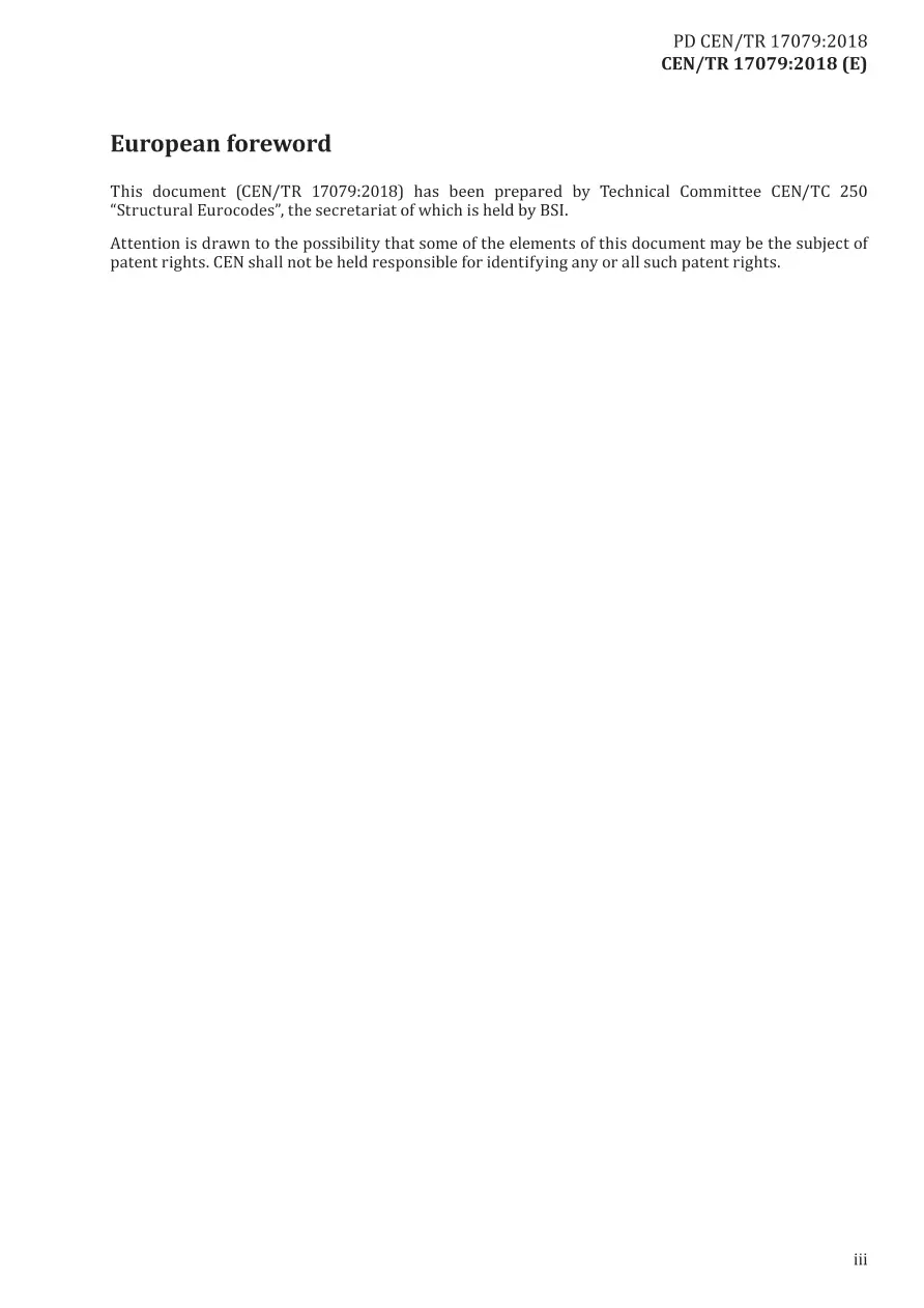 BS PD CEN/TR 17079:2018 BS PD CEN/TR 17079:2018 pdf
