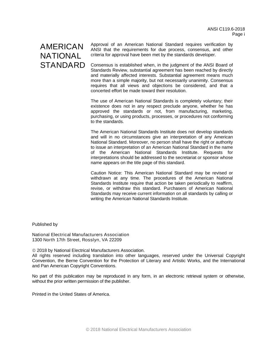 ANSI C119.6-2018 ANSI C119.6-2018 pdf