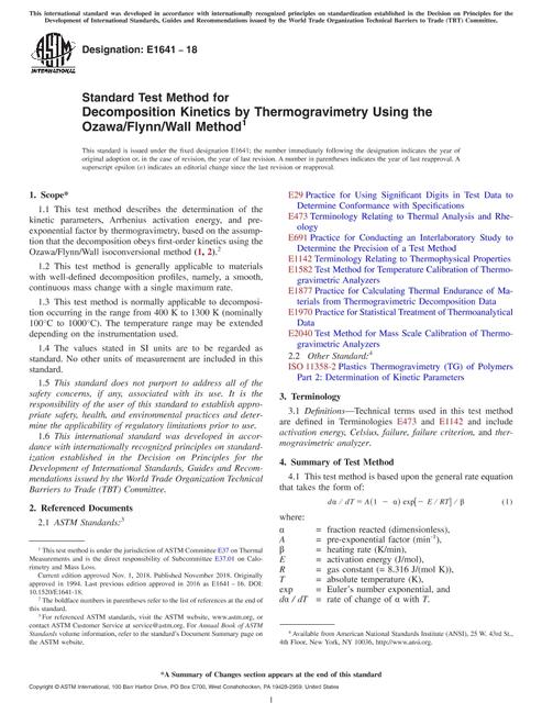 ASTM E1641-18 pdf