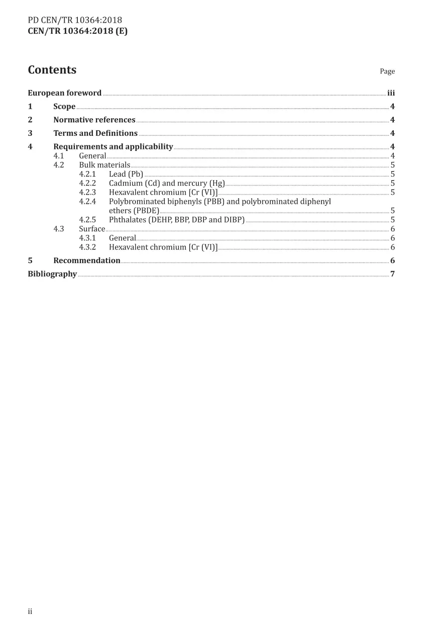 BS PD CEN/TR 10364:2018 BS PD CEN/TR 10364:2018 pdf