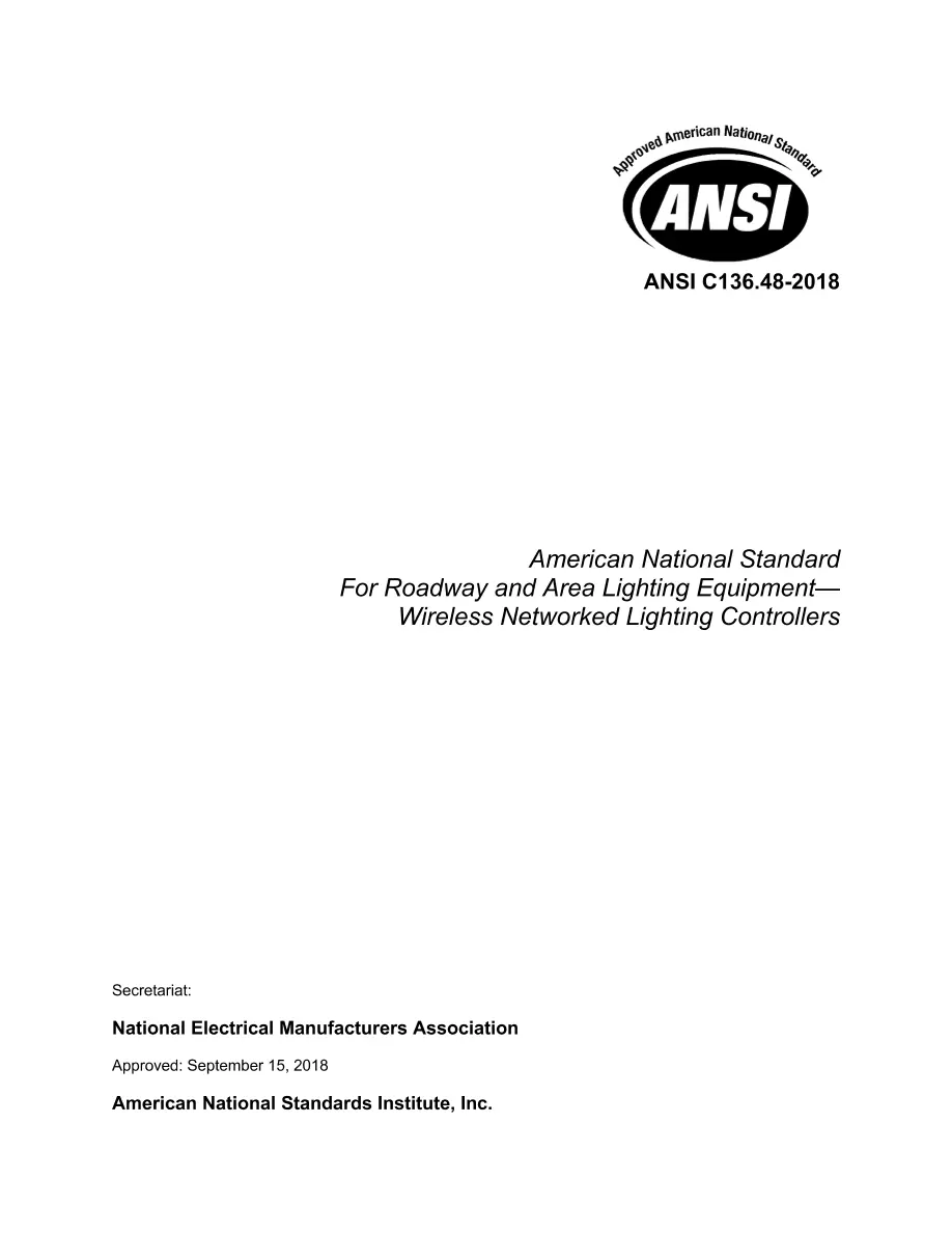 ANSI C136.48-2018 ANSI C136.48-2018 pdf