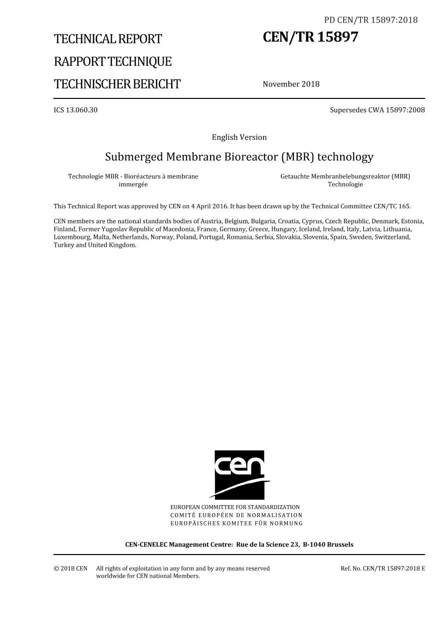 BS PD CEN/TR 15897:2018 BS PD CEN/TR 15897:2018 pdf