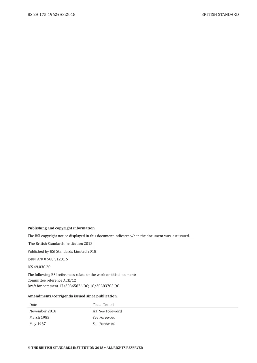 BS 2A 175:1962+A3:2018 BS 2A 175:1962+A3:2018 pdf
