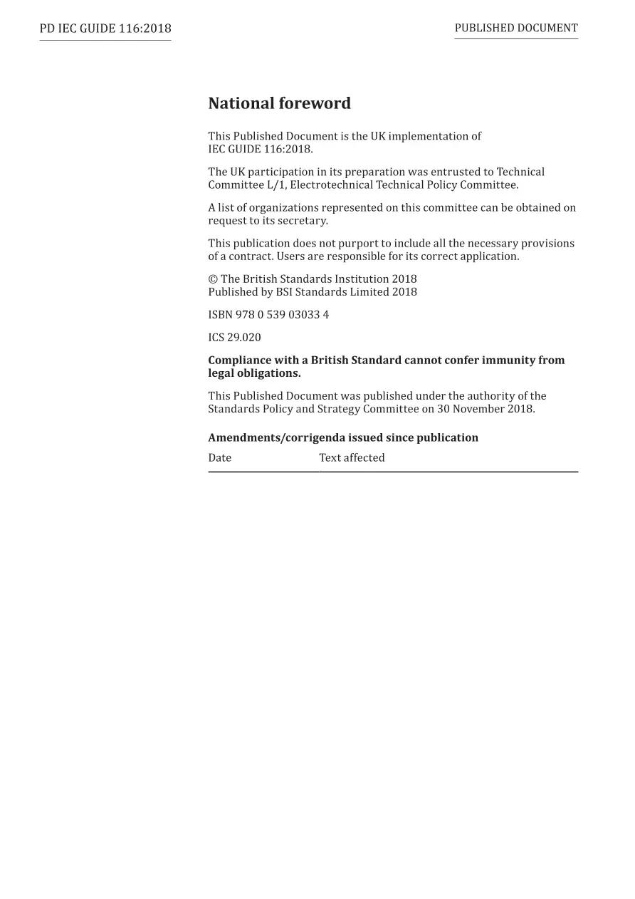BS PD IEC GUIDE 116:2018 BS PD IEC GUIDE 116:2018 pdf