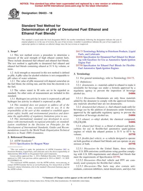 ASTM D6423-18 ASTM D6423-18 pdf