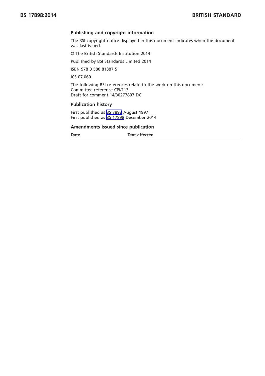 BS 17898:2014 BS 17898:2014 pdf