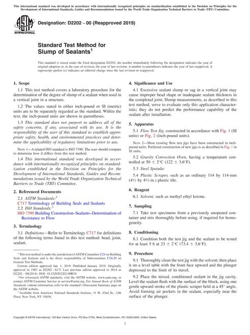 ASTM D2202-00(2019) pdf