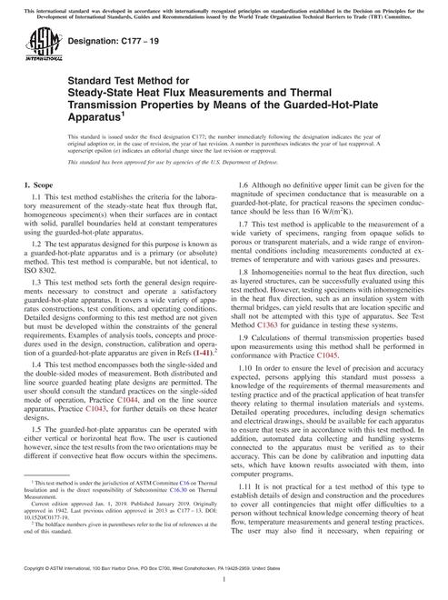 ASTM C177-19 ASTM C177-19 pdf