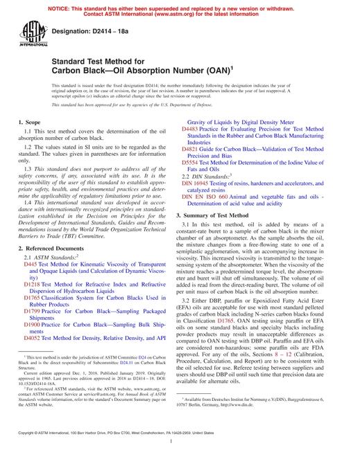 ASTM D2414-18a ASTM D2414-18a pdf