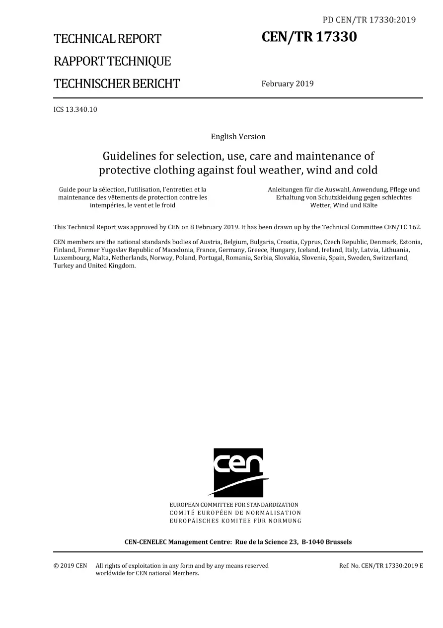 BS PD CEN/TR 17330:2019 BS PD CEN/TR 17330:2019 pdf