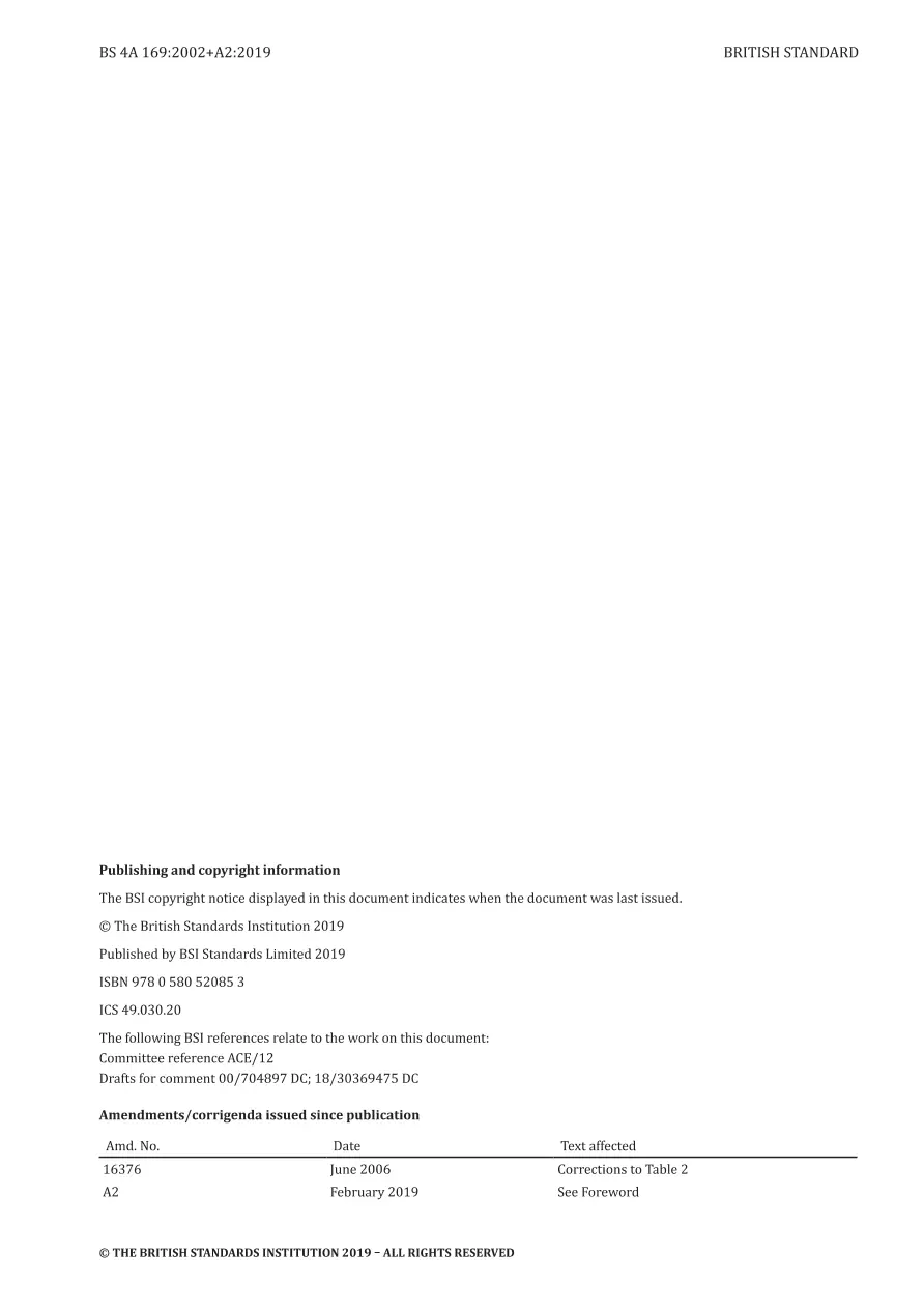 BS 4A 169:2002+A2:2019 BS 4A 169:2002+A2:2019 pdf