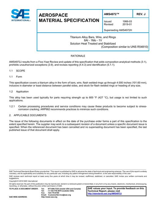 SAE AMS4972J SAE AMS4972J pdf