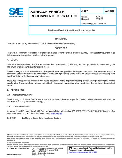 SAE J192_201901 SAE J192_201901 pdf