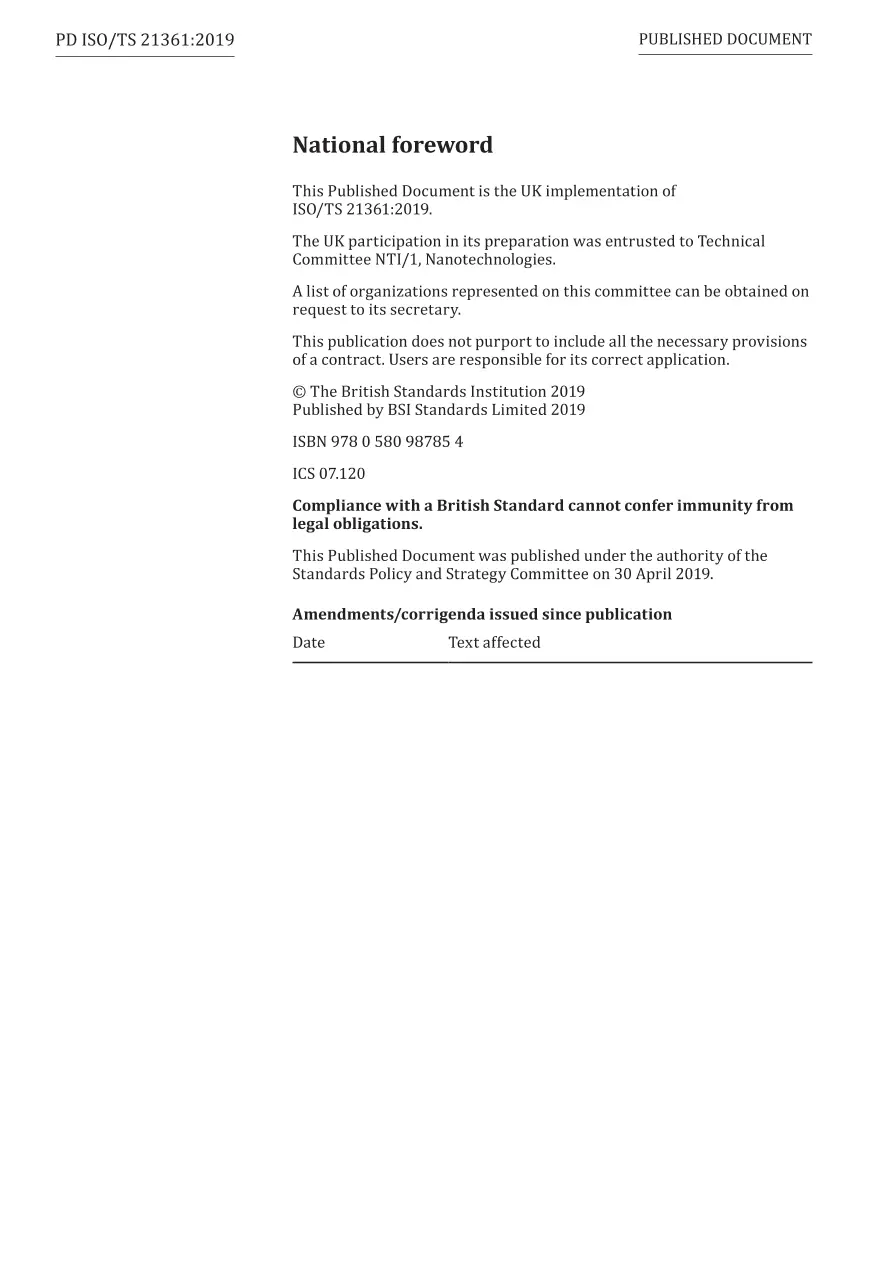 BS PD ISO/TS 21361:2019 pdf
