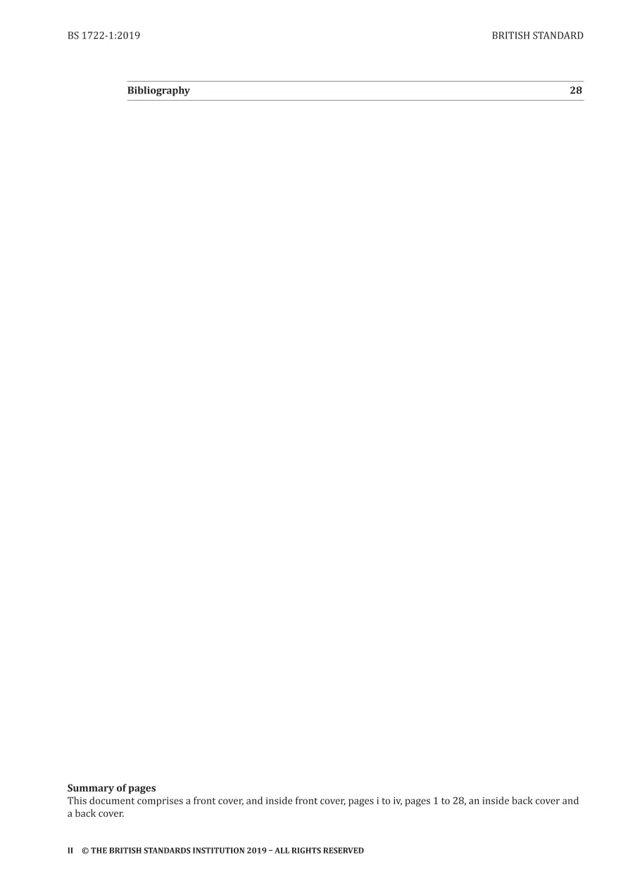 BS 1722-1:2019 BS 1722-1:2019 pdf