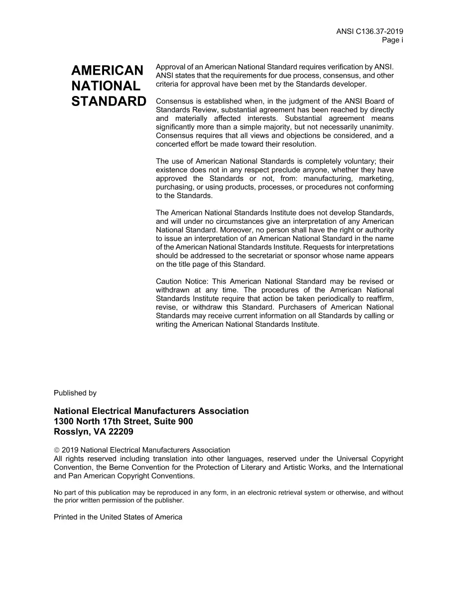 ANSI C136.37-2019 ANSI C136.37-2019 pdf