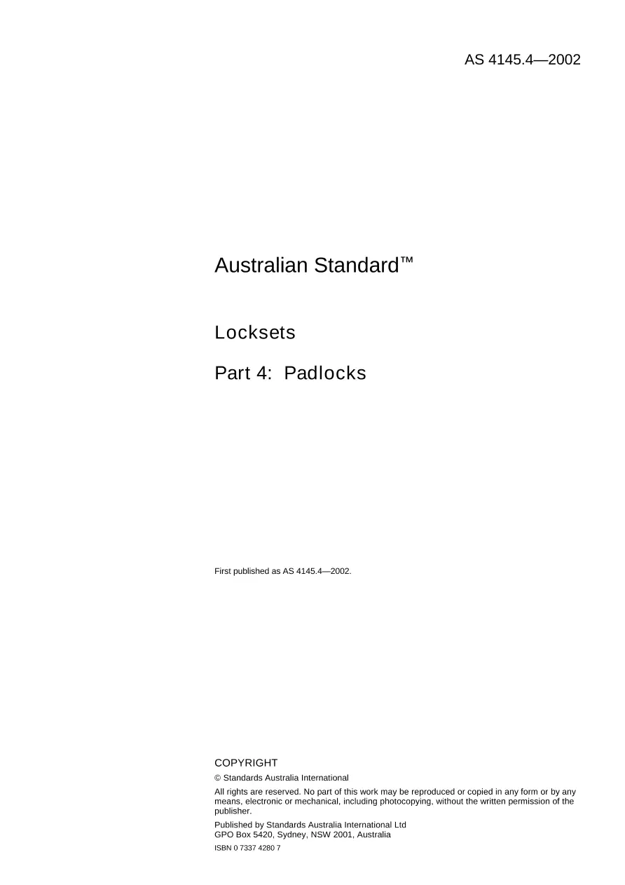 AS 4145.4-2002 pdf