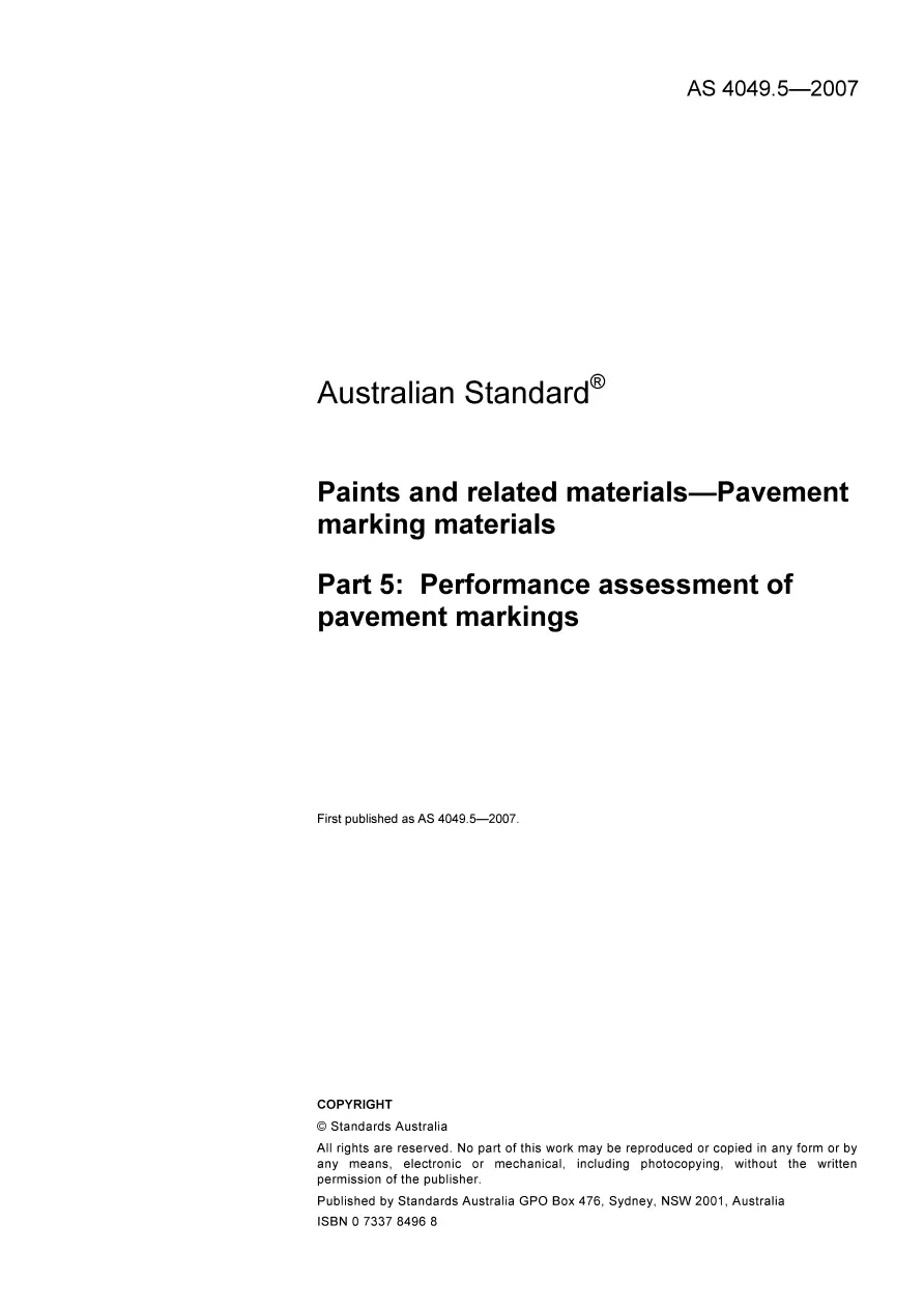 AS 4049.5-2007 AS 4049.5-2007 pdf