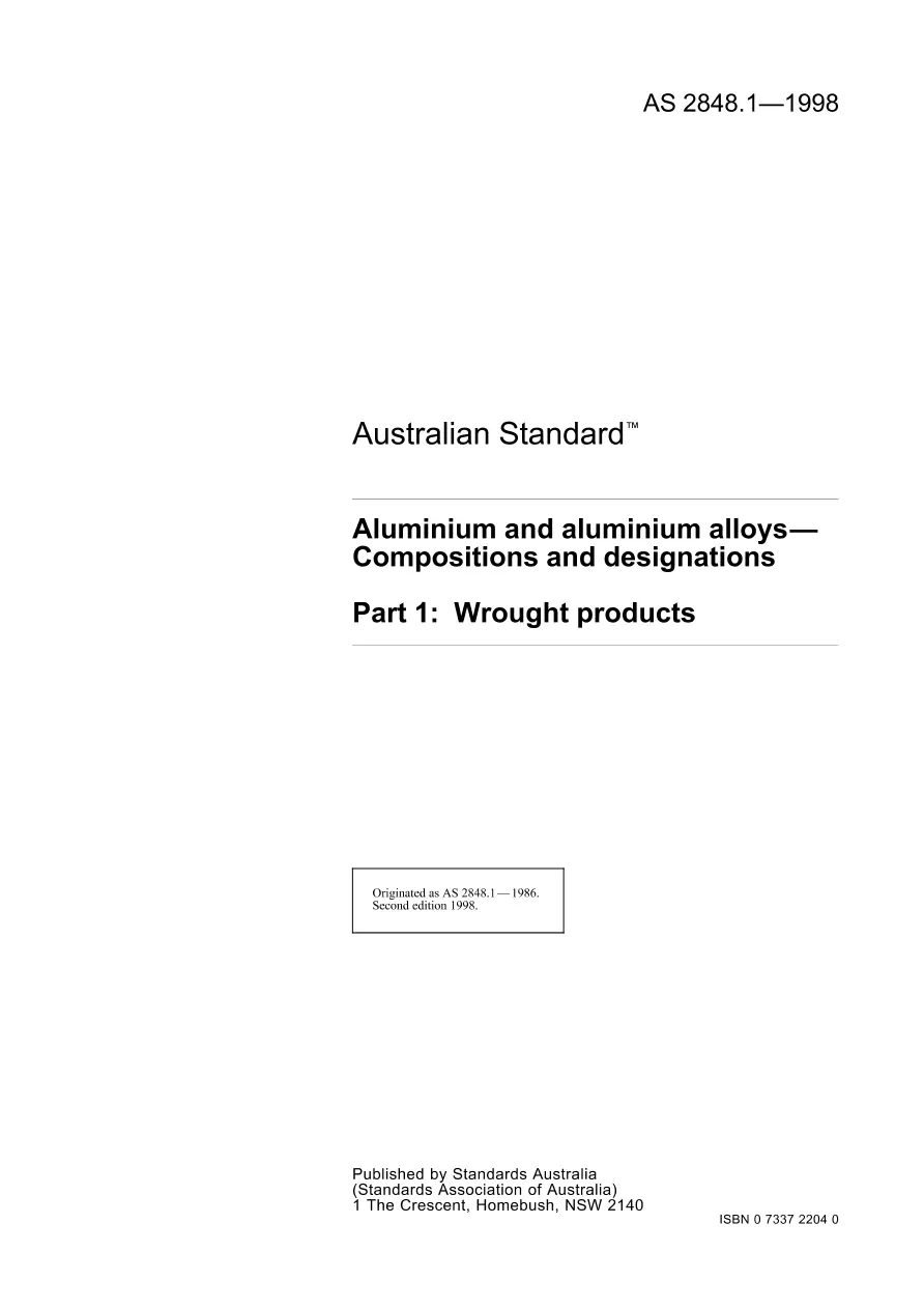 AS 2848.1-1998 AS 2848.1-1998 pdf
