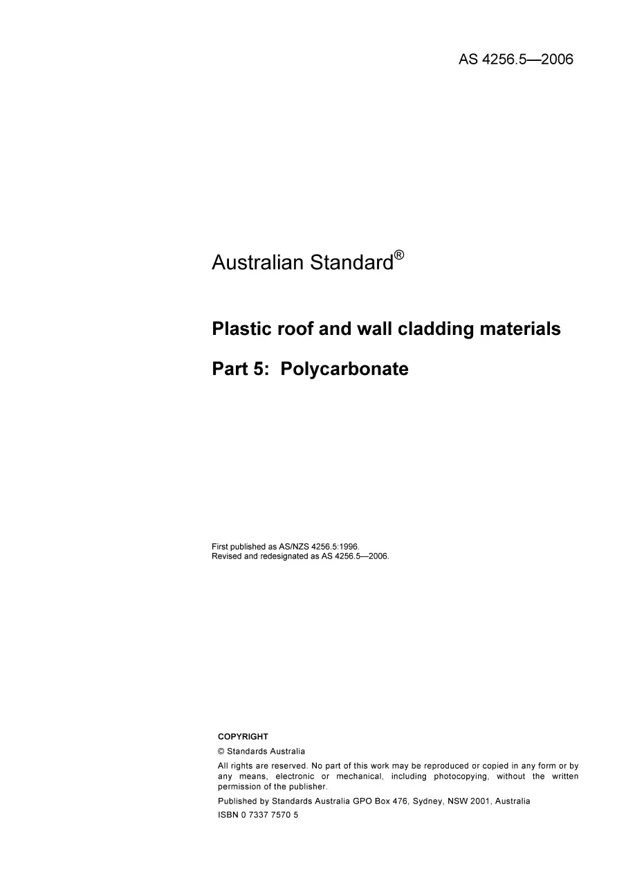 AS 4256.5-2006 AS 4256.5-2006 pdf