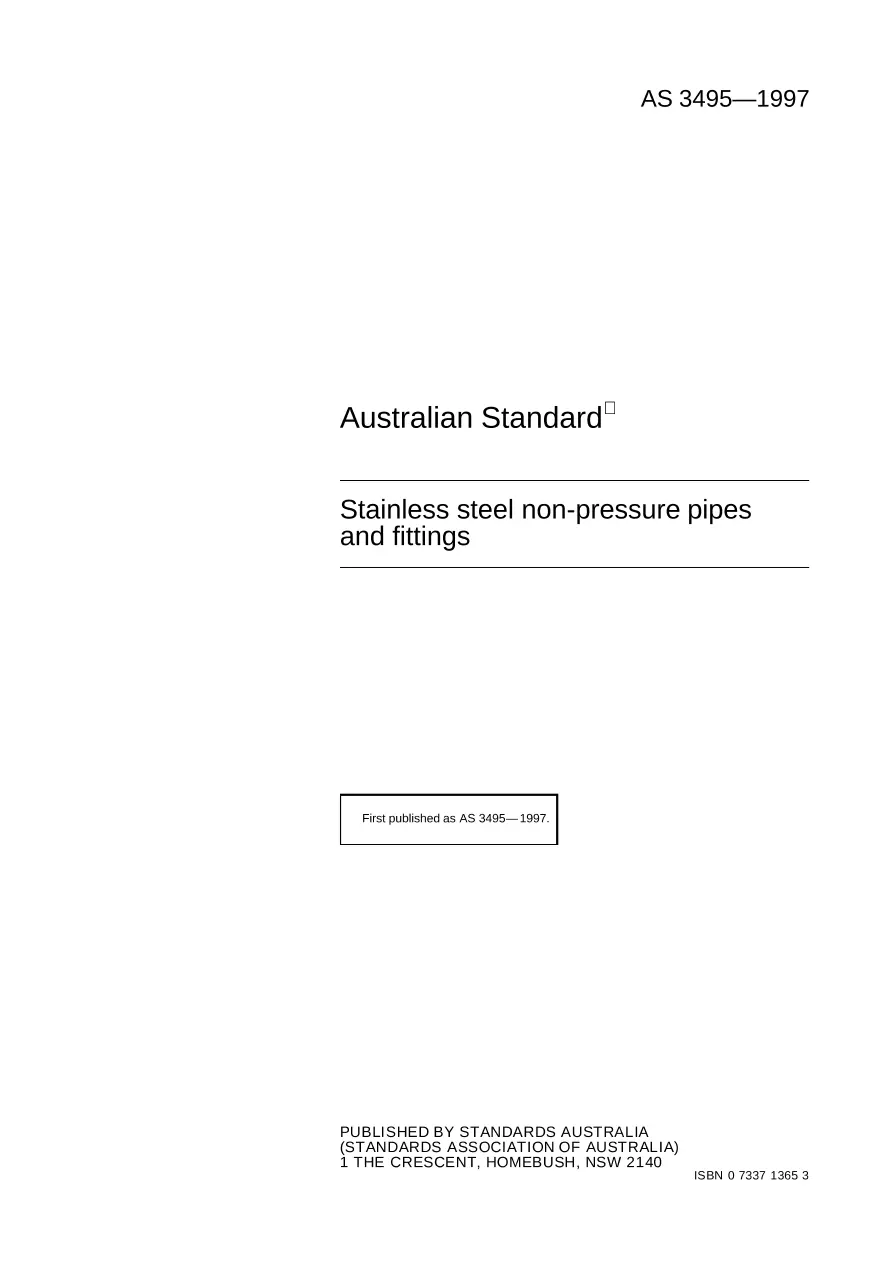 AS 3495-1997 AS 3495-1997 pdf