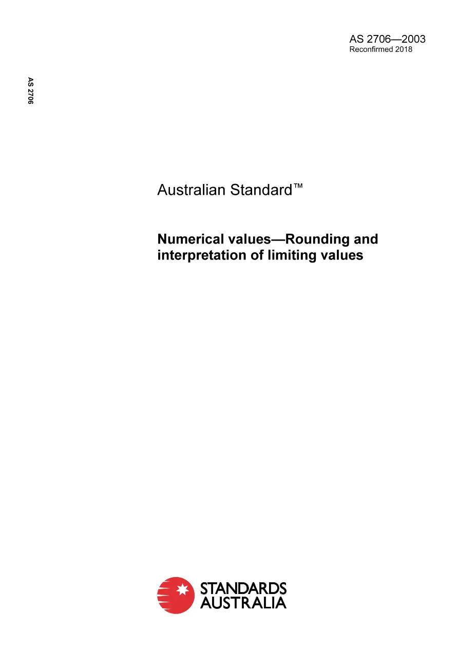 AS 2706-2003 AS 2706-2003 pdf