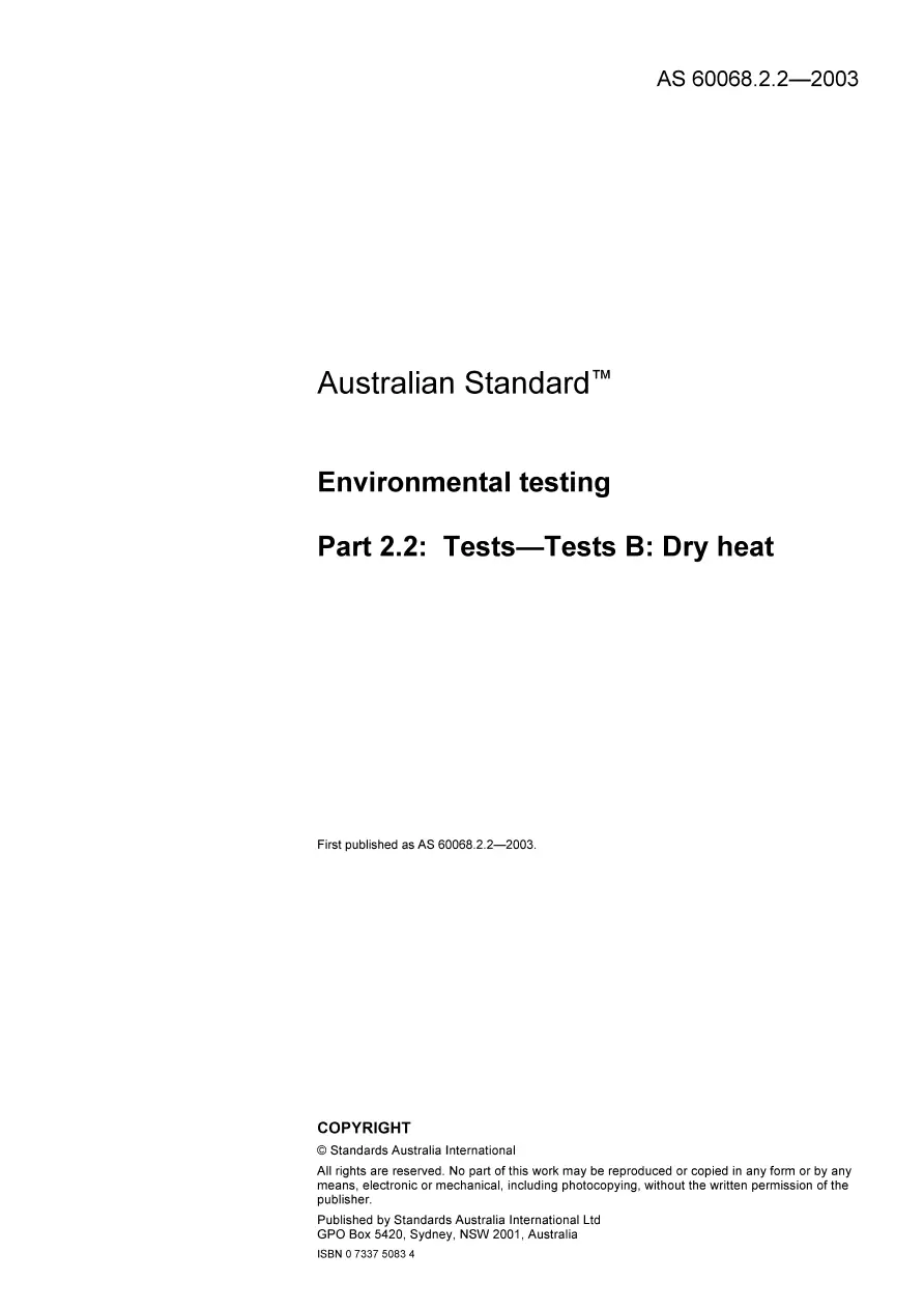 AS 60068.2.2-2003 AS 60068.2.2-2003 pdf