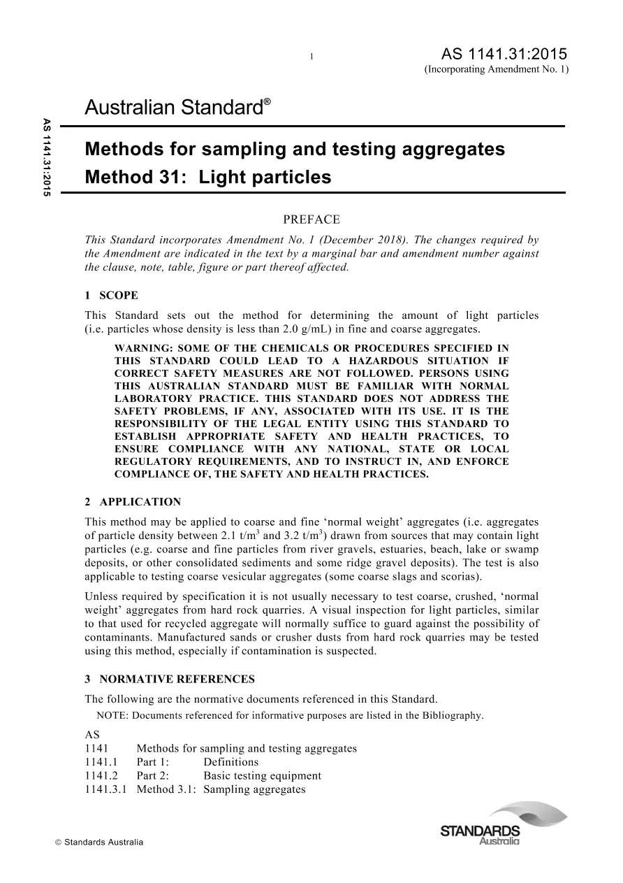 AS 1141.31:2015 AS 1141.31:2015 pdf