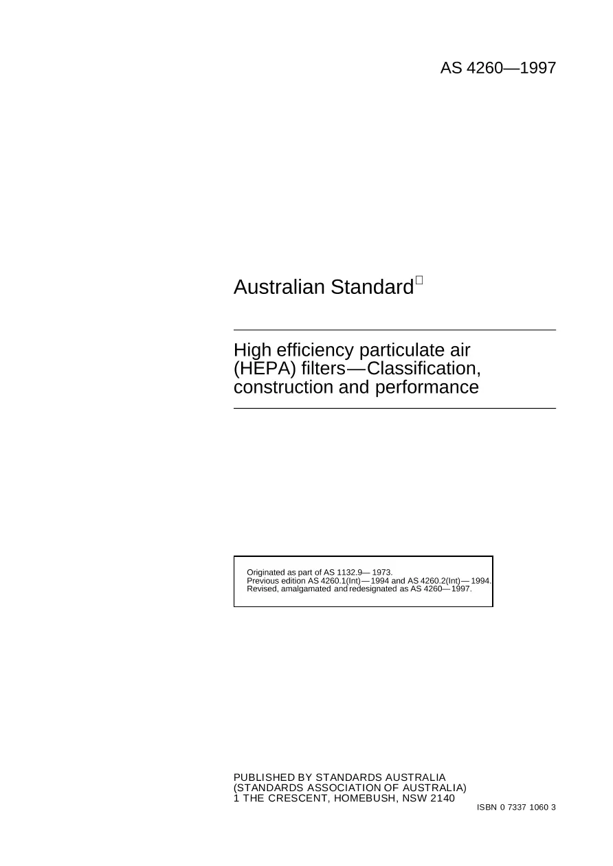 AS 4260-1997 pdf