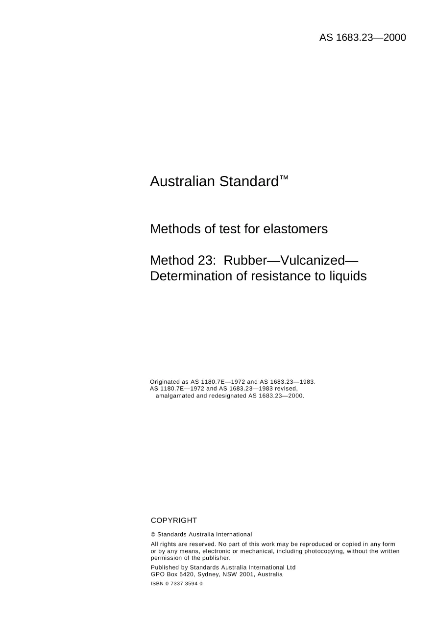 AS 1683.23-2000 AS 1683.23-2000 pdf