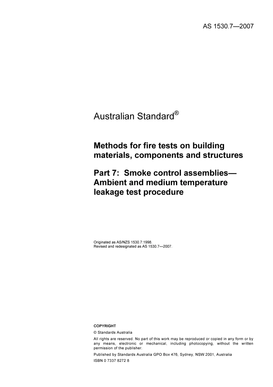 AS 1530.7-2007 AS 1530.7-2007 pdf
