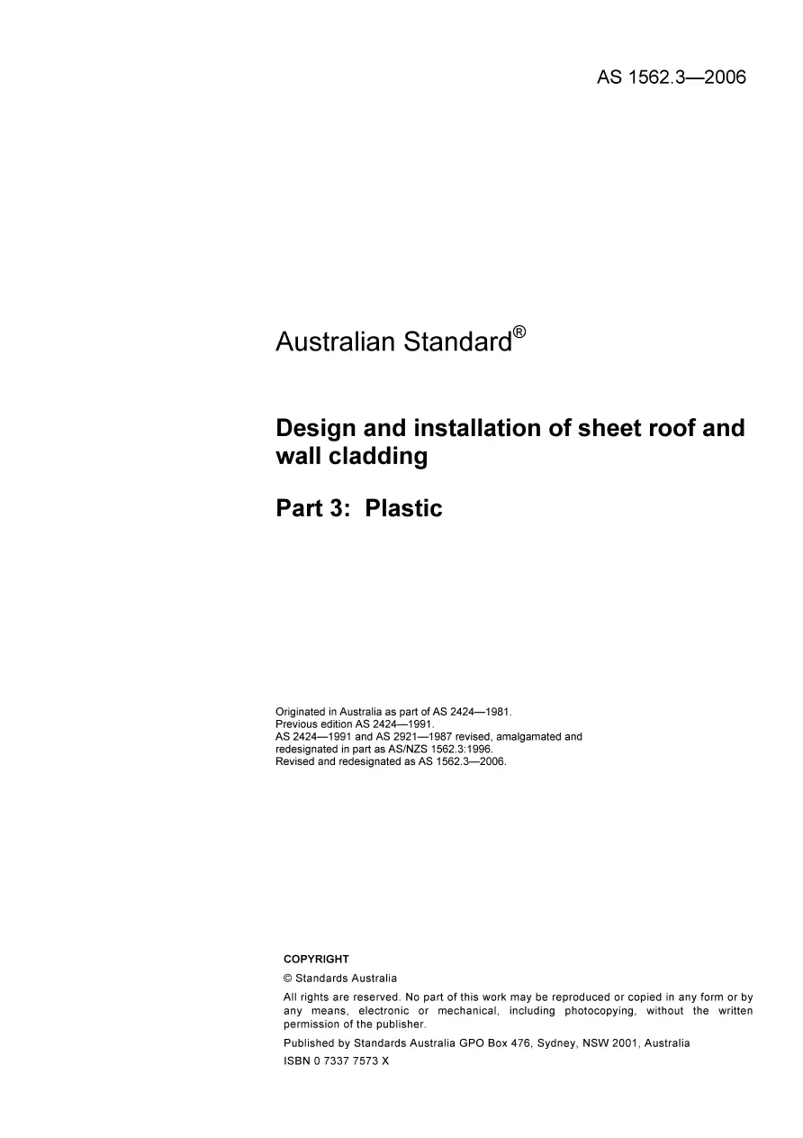 AS 1562.3-2006 AS 1562.3-2006 pdf