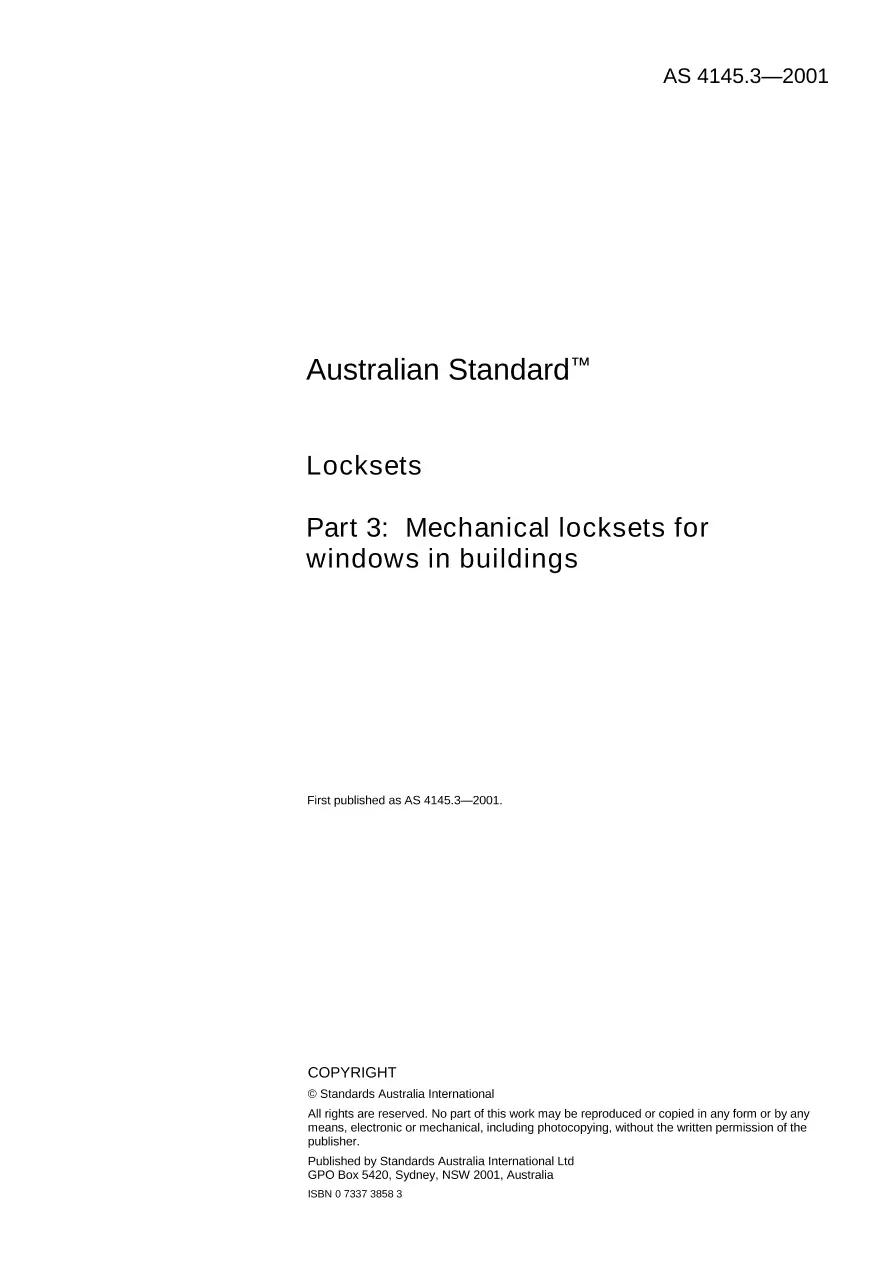 AS 4145.3-2001 AS 4145.3-2001 pdf