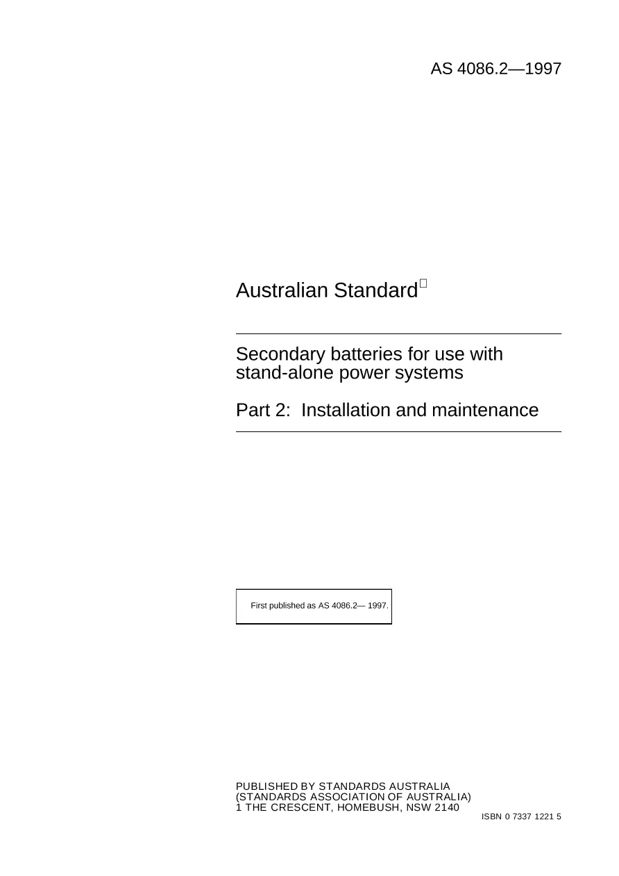 AS 4086.2-1997 AS 4086.2-1997 pdf