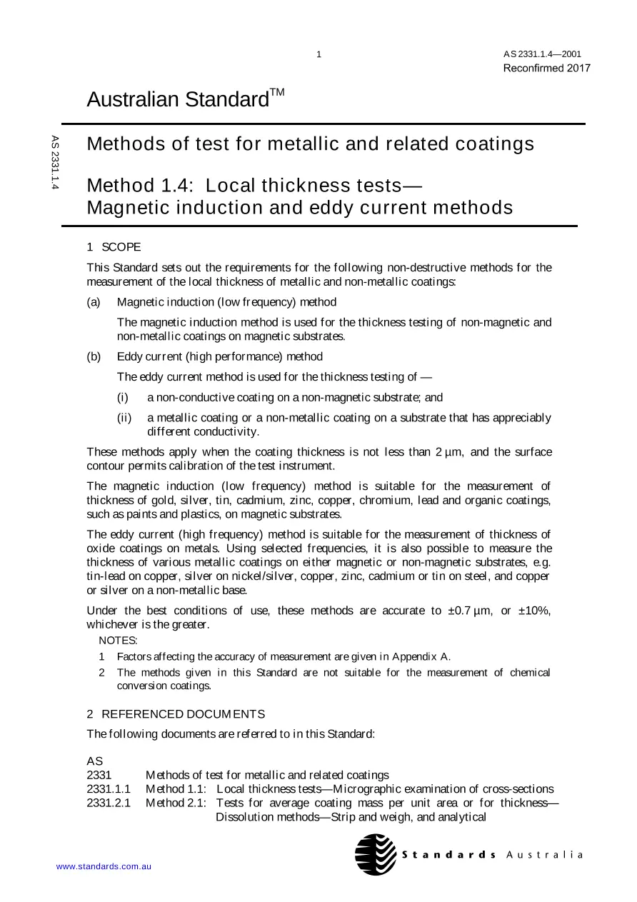 AS 2331.1.4-2001 AS 2331.1.4-2001 pdf