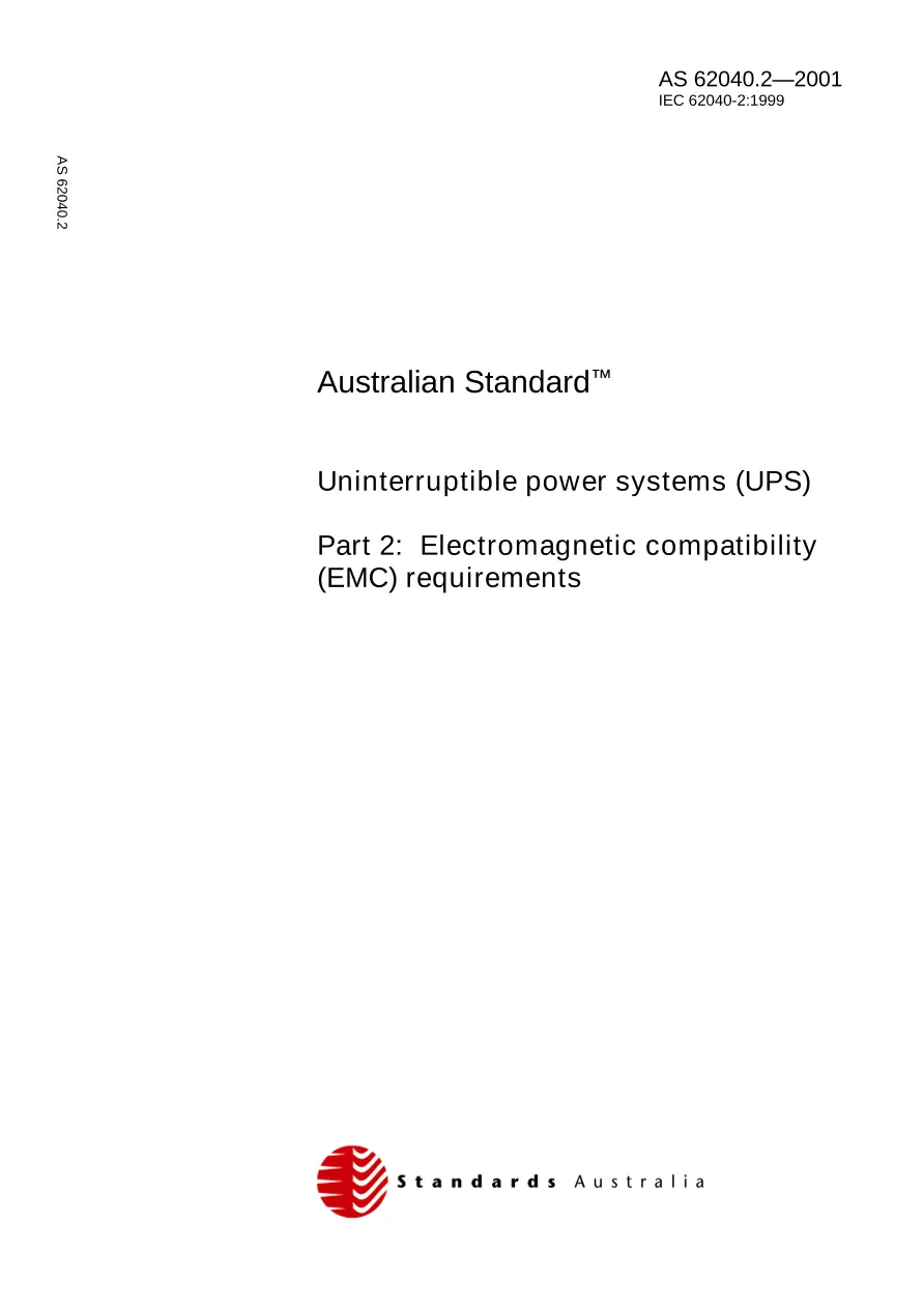 AS 62040.2-2001 pdf