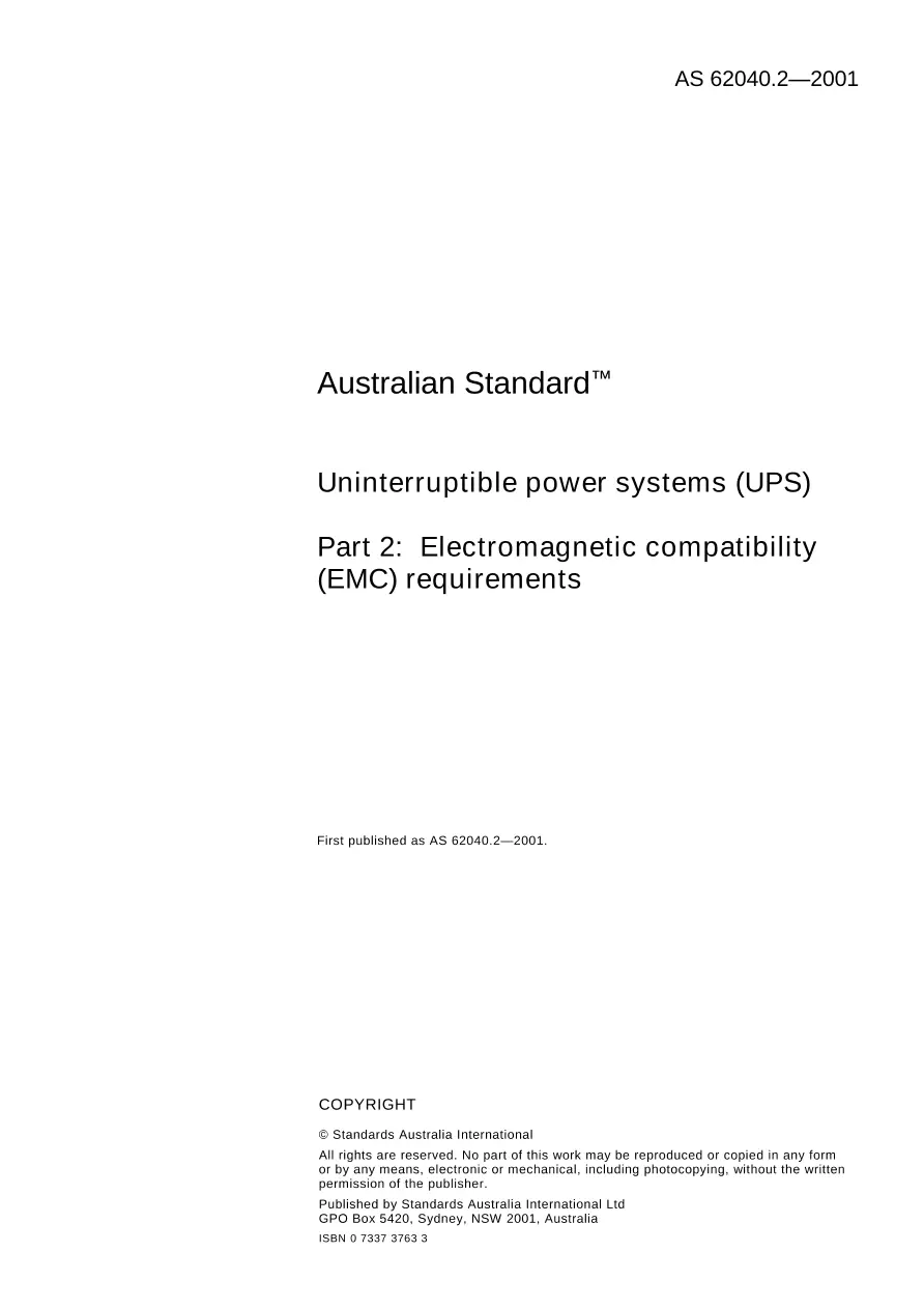 AS 62040.2-2001 pdf