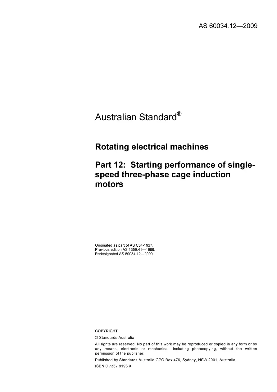 AS 60034.12-2009 AS 60034.12-2009 pdf