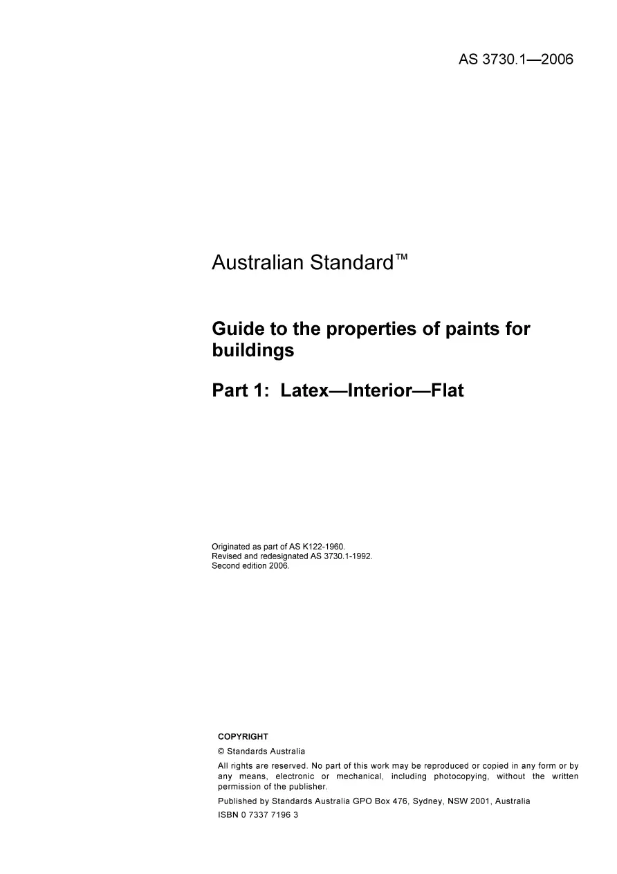 AS 3730.1-2006 AS 3730.1-2006 pdf