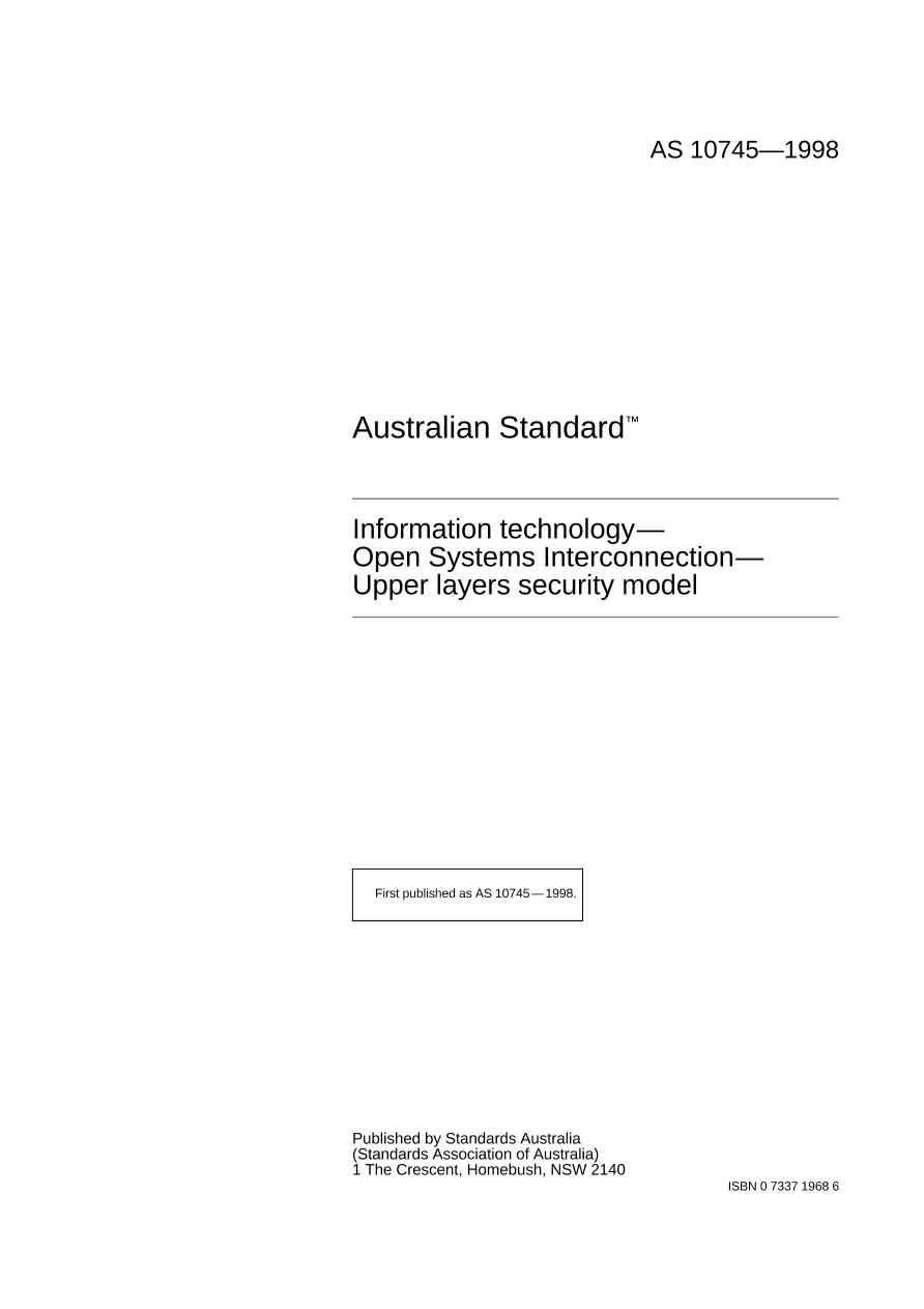 AS 10745-1998 AS 10745-1998 pdf