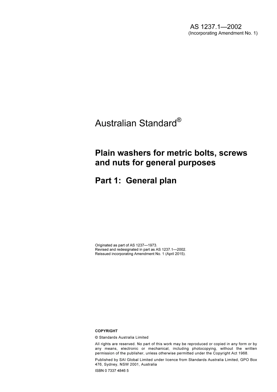 AS 1237.1-2002 AS 1237.1-2002 pdf