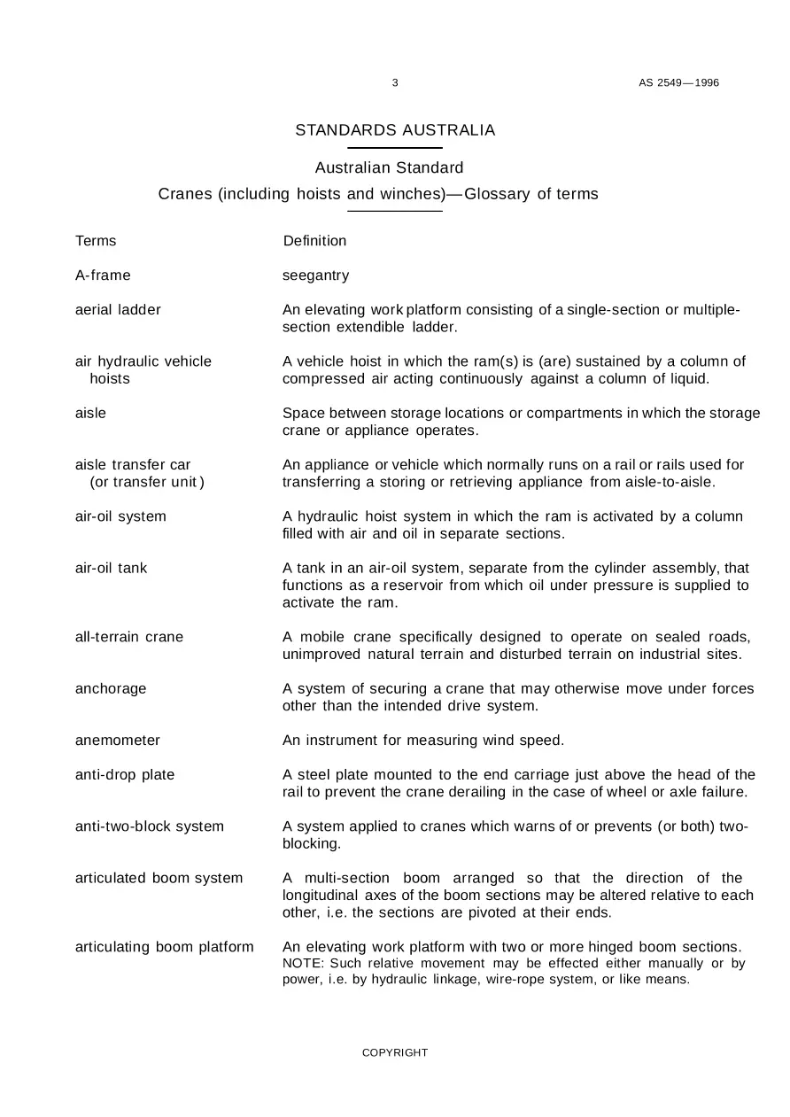 AS 2549-1996 AS 2549-1996 pdf