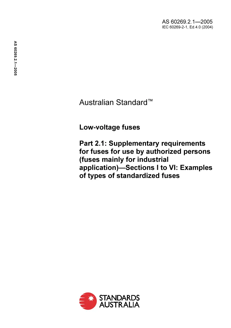 AS 60269.2.1-2005 AS 60269.2.1-2005 pdf
