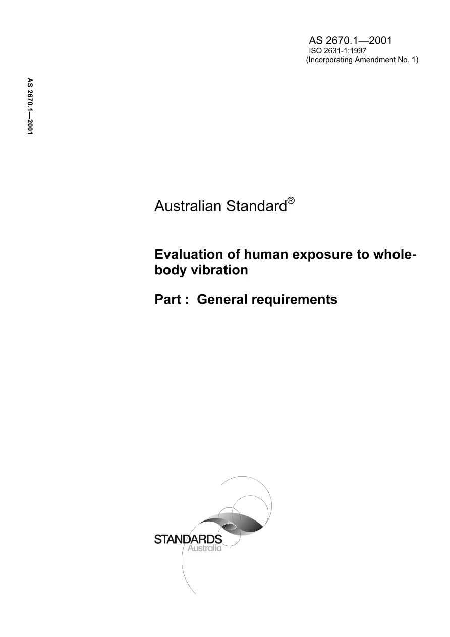 AS 2670.1-2001 AS 2670.1-2001 pdf